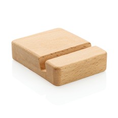 方形木製手機底座