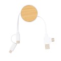 Bamboo Charging Cable 5 in 1