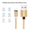 Braided Magnetic Lightning and USB Charger Charging Cable