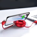 3 in 1 USB Retractable Charging Cable with Mobile stand