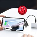 3 in 1 USB Retractable Charging Cable with Mobile stand