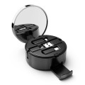 3 in 1 USB Retractable Cable With Mirror and Stand