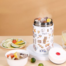 Portable Stainless Steel Vacuum Stewing Beaker 700ml