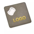 PU Leather Bottle Opener Coaster