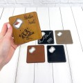 PU Leather Bottle Opener Coaster