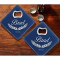 PU Leather Bottle Opener Coaster