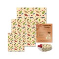 Reusable Natural Beeswax Food Wraps 3-Pack