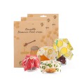 Reusable Natural Beeswax Food Wraps 3-Pack