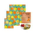 Reusable Natural Beeswax Food Wraps 3-Pack