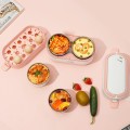 Multifunctional heating double layer lunch box 2L