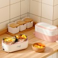 Multifunctional heating double layer lunch box 2L