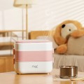 Multifunctional heating double layer lunch box 2L