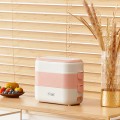 Multifunctional heating double layer lunch box 2L