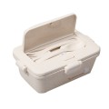 Wheat straw lunch box set 0.95L & 0.25L