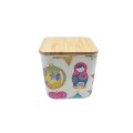 Bamboo fiber food container