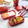 Double lunch box Flatware 3 set 