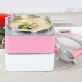 2 Layer heating lunch box