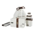 Husk fiber Lunch box set