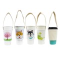 Canvas Holder Tote Drink Cup