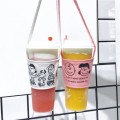 Canvas Holder Tote Drink Cup