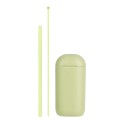 2 in 1 Silicone Drinking Straw Set