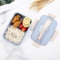 Wheat Straw Lunch Box with Spoon chopsticks