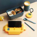 Portable Wheat Straw Bento Box 3 set