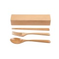 Wooden box tableware set