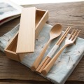 Wooden box tableware set