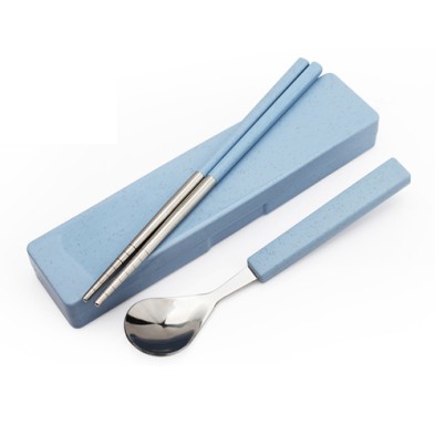 Portable Flatware 2 set with Stainless Steel Case