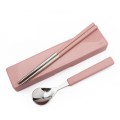 Portable Flatware 2 set with Stainless Steel Case
