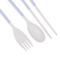 Folding Wheat Straw Tableware Set