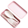 Folding Wheat Straw Tableware Set