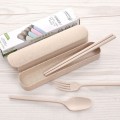 Portable Wheat straw tableware set