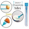 Travel portable 3 way chopsticks