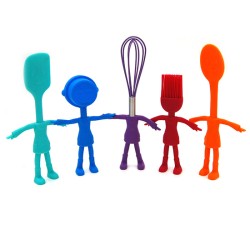 Silicon kitchen utensil set