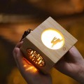 Projector LED Lamp Wood Night Light Touch