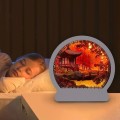 3D Three-Dimensional Light Shadow Paper Carving Lamp