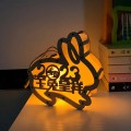 創意木質鏤空LED手提燈籠