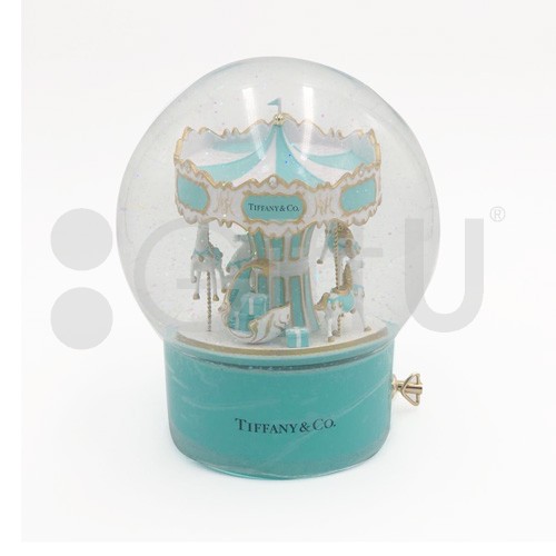 Tiffany & Co | Stunning Carousel Musical Globe | Large