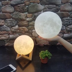 3D Printed LED Moon Light