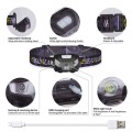 USB charging Touch headlamp 1200mAh