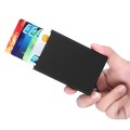 PU Leather RFID Blocking Automatic Pop-up Card holder