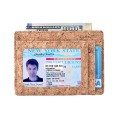 Cork PU leather card holder