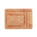 Cork magnet RFID card holder