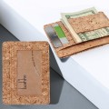 Cork magnet RFID card holder