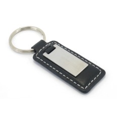 Leather metal key holder