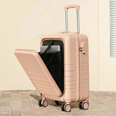 Large Capacity Front Open trolley Luggage