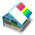 House shape memo pad box set