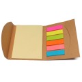 Memo pad with die cut cover